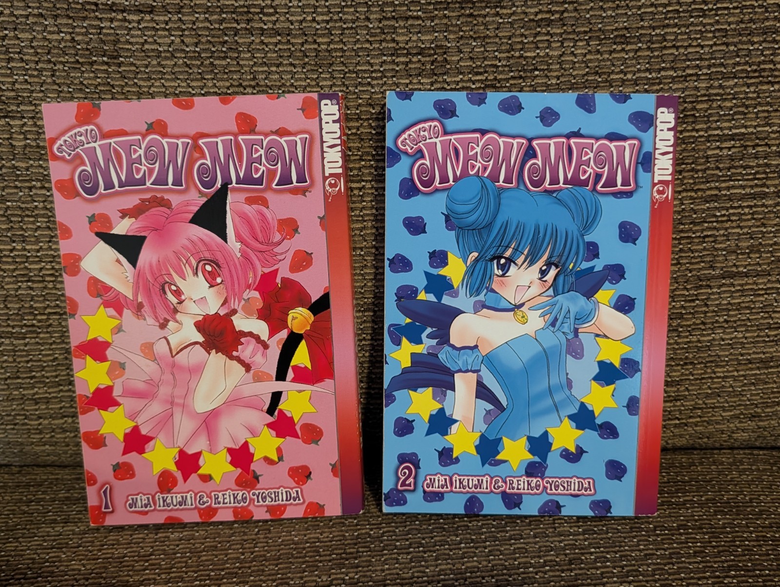 Tokyo Mew Mew Manga Vol 1 & 2 Tokyopop Mia Ikumi Reiko Yoshida Bundle