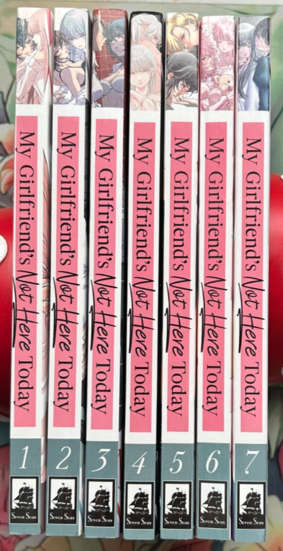 My Girlfriend's Not Here Today Vol 1-7 Set Manga Inglese Yuri Kiyoko Iwami