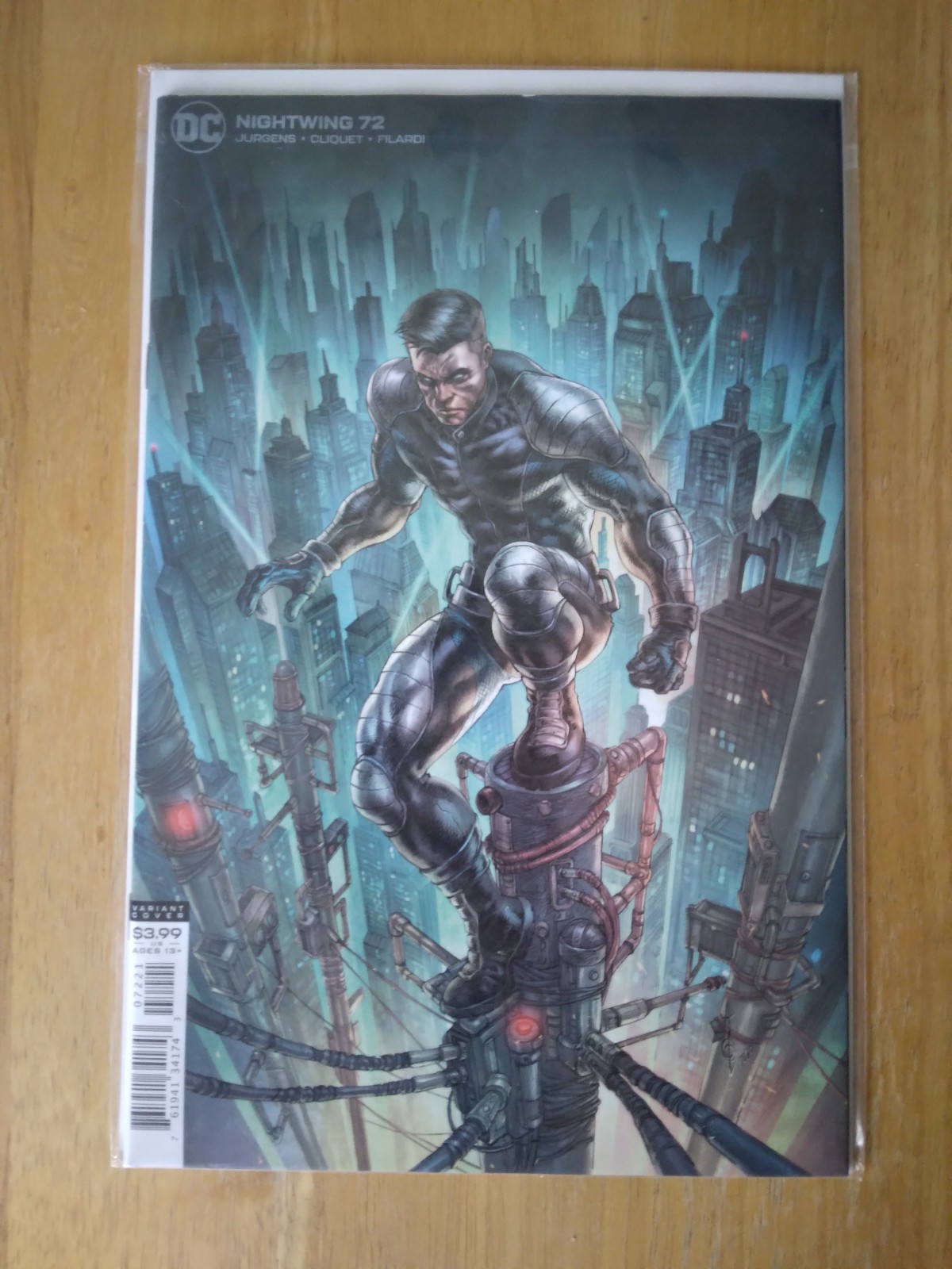 Nightwing #72 (2020) copertina variante Alan Quah, guerra Joker, prima stampa quasi nuova 9,2