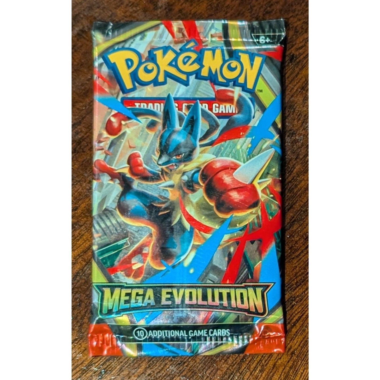 Pokémon TCG Mega Evoluzione Booster Pack • Sigillato • 10 Carte • Opera Lucario