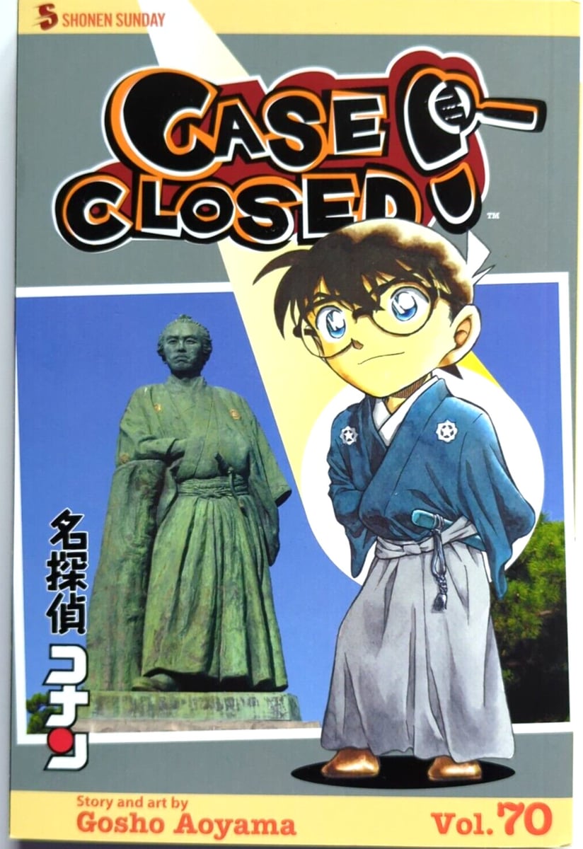 Custodia chiusa Vol 70 manga, prima stampa 2019, Gosho Aoyama, Viz Media