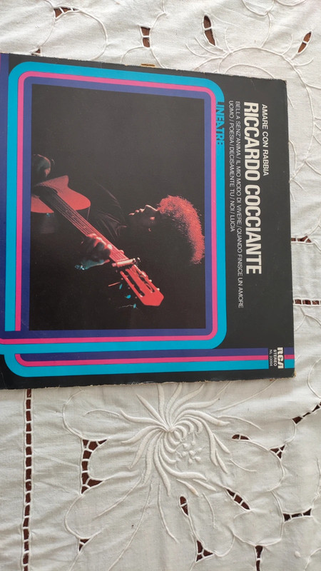 Riccardo Cocciante Amare con rabbia vinile 33 giri