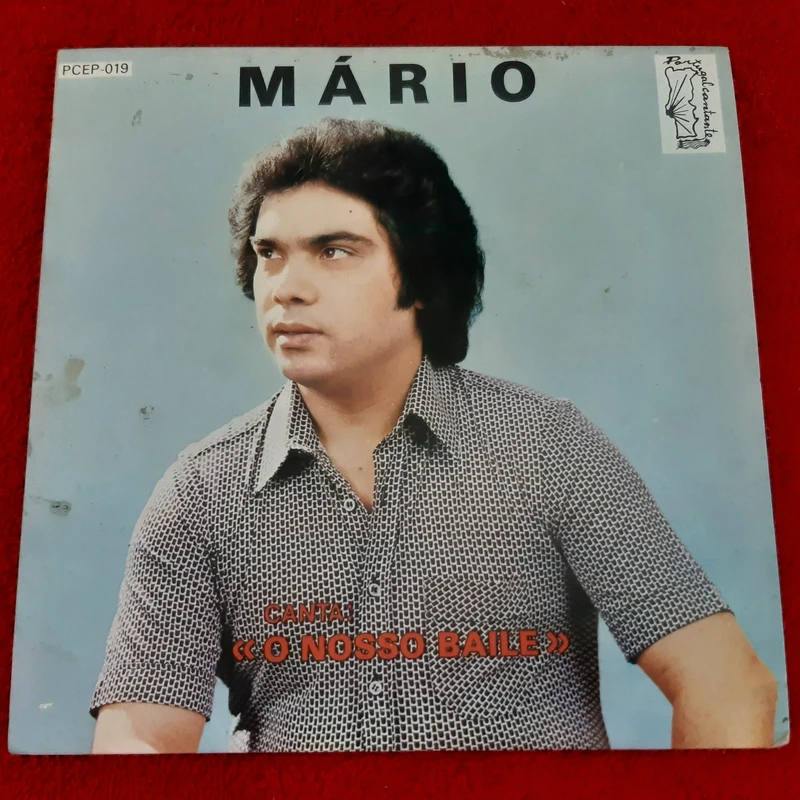 Disco Vinil Single EP Mário Crispim - O Nosso Baile + 3 Músicas
