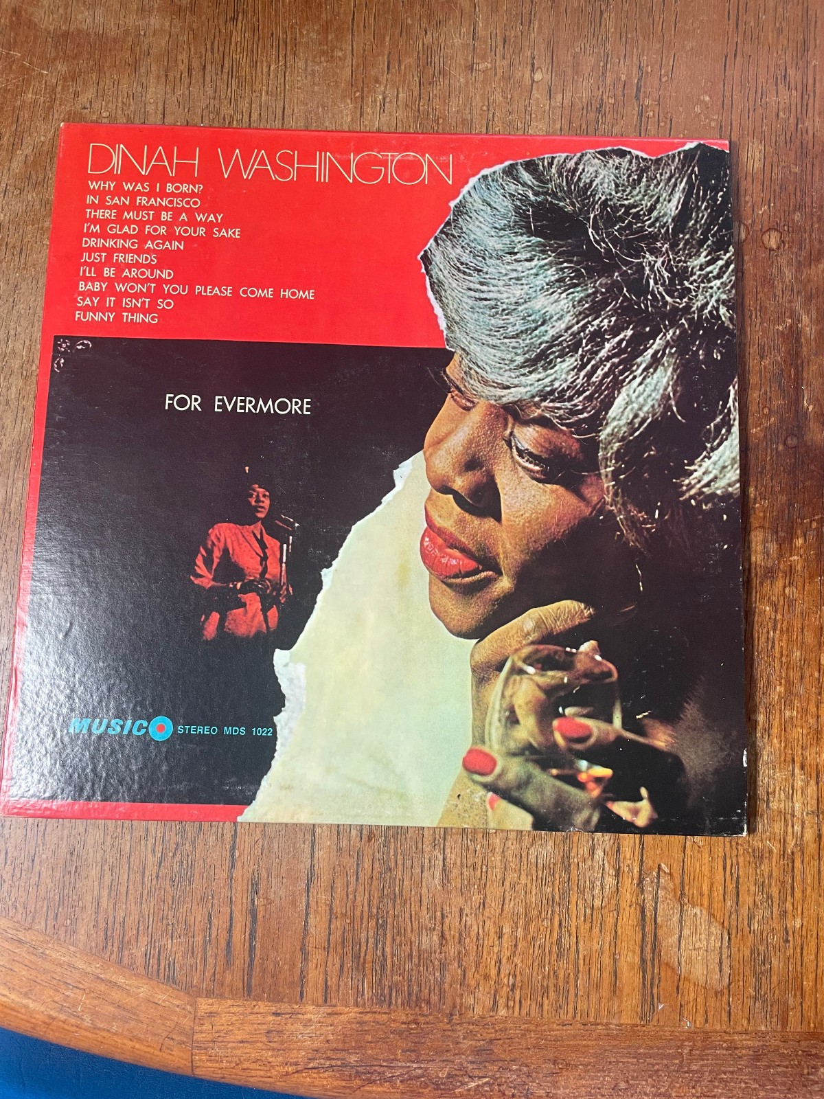 Dinah Washington – For Evermore (Drinking again) LP Sonic Pressing VG