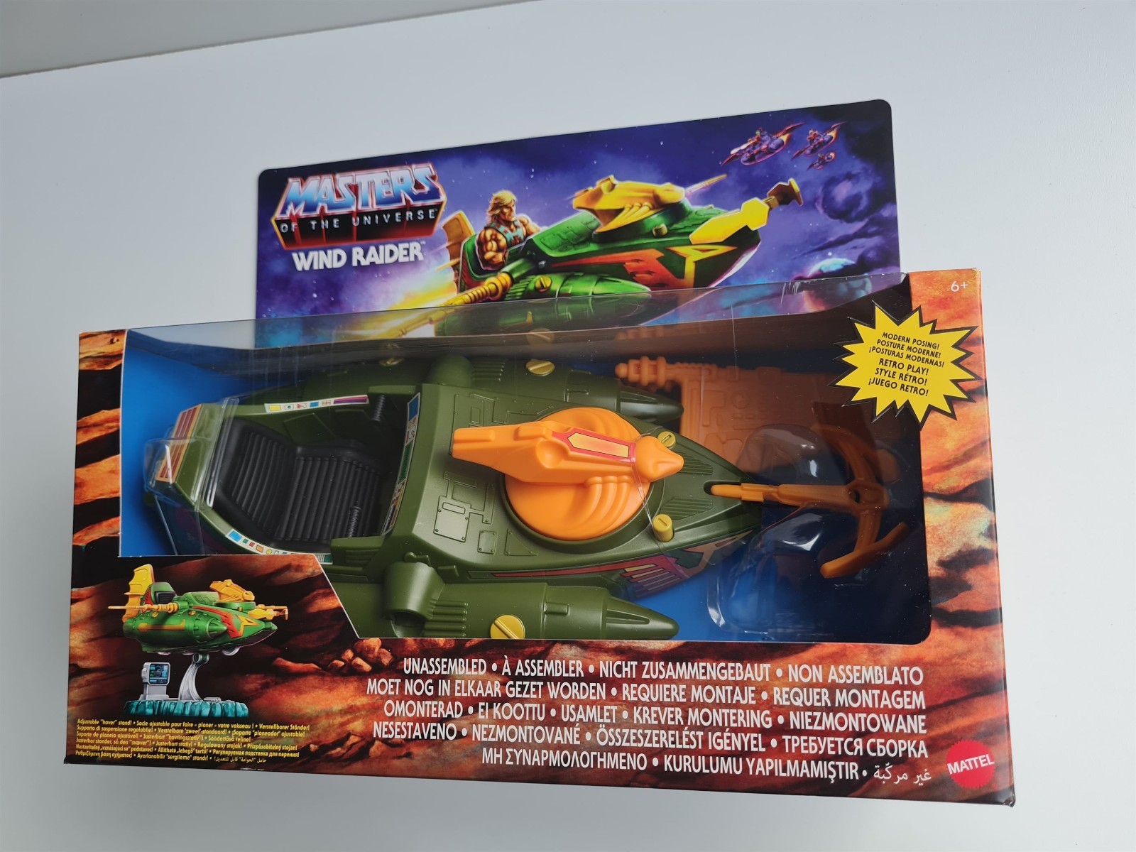 Masters of the Universe MOTU Origins He-Man personaggio IMBALLO ORIGINALE NUOVO Wind Raider