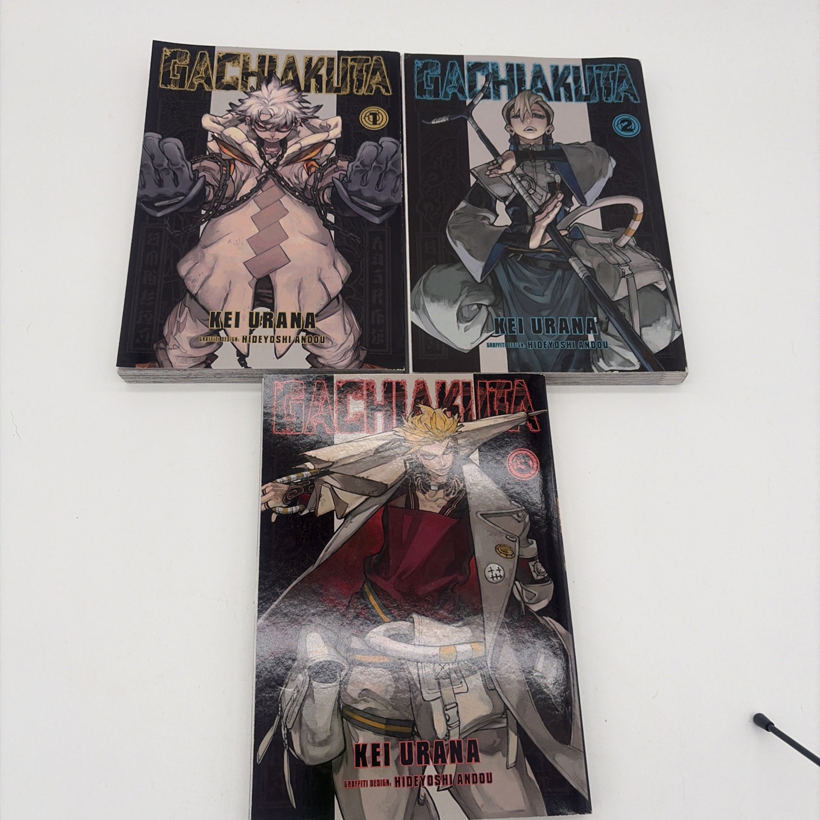 Gachiakuta Manga Volumi 1-3 Kei Urana Kodansha Set Inglese