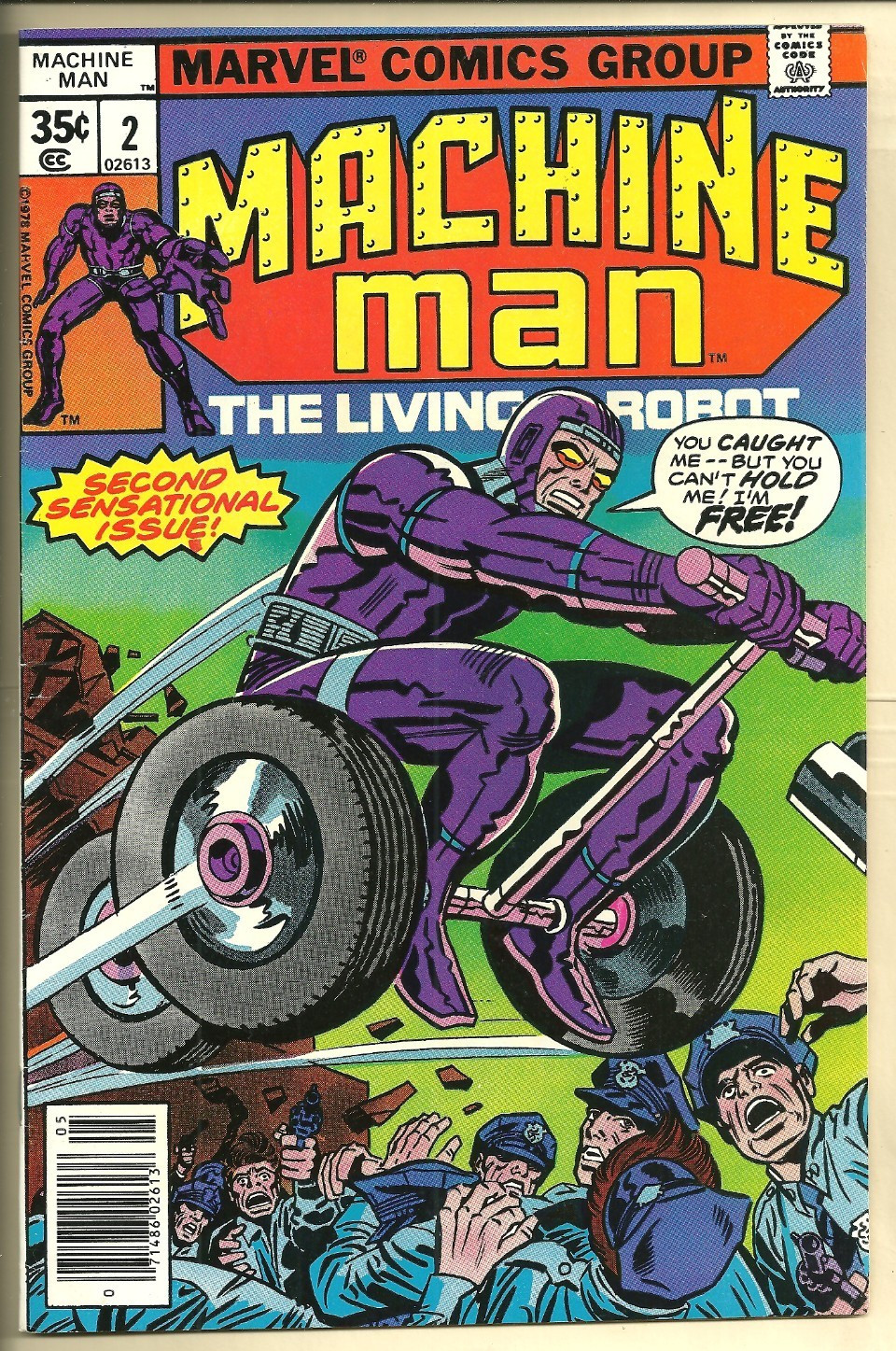 Machine Man #2 F (1978) Jack Kirby storia e arte!