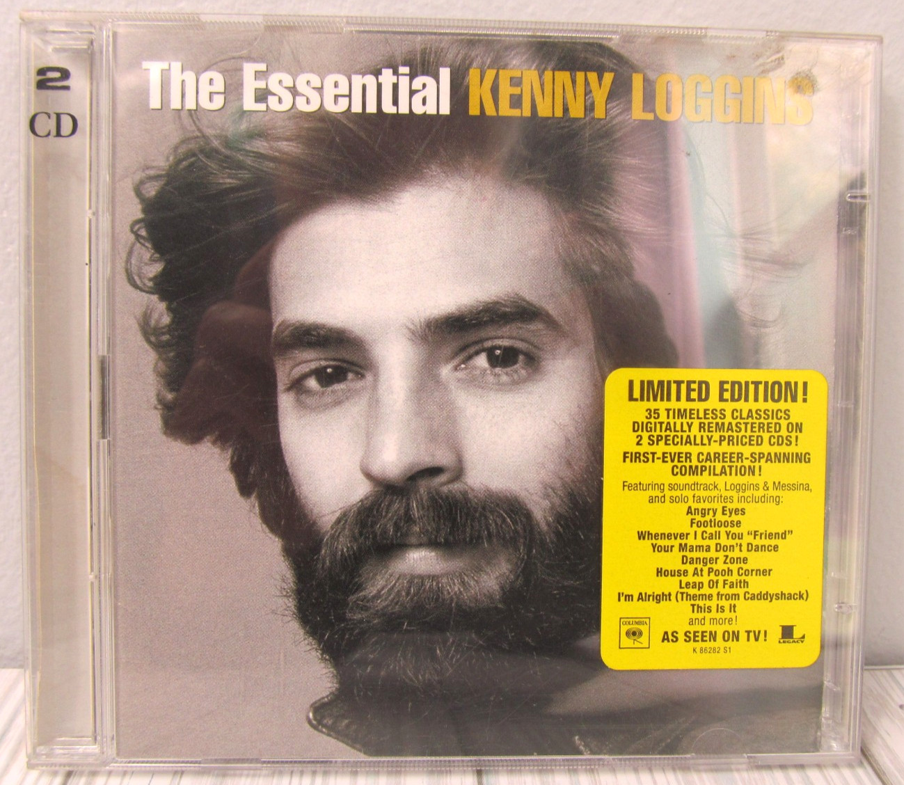 The Essential Kenny Loggins 2-Disc CD Set Footloose Danger Zone I'm Alright A6