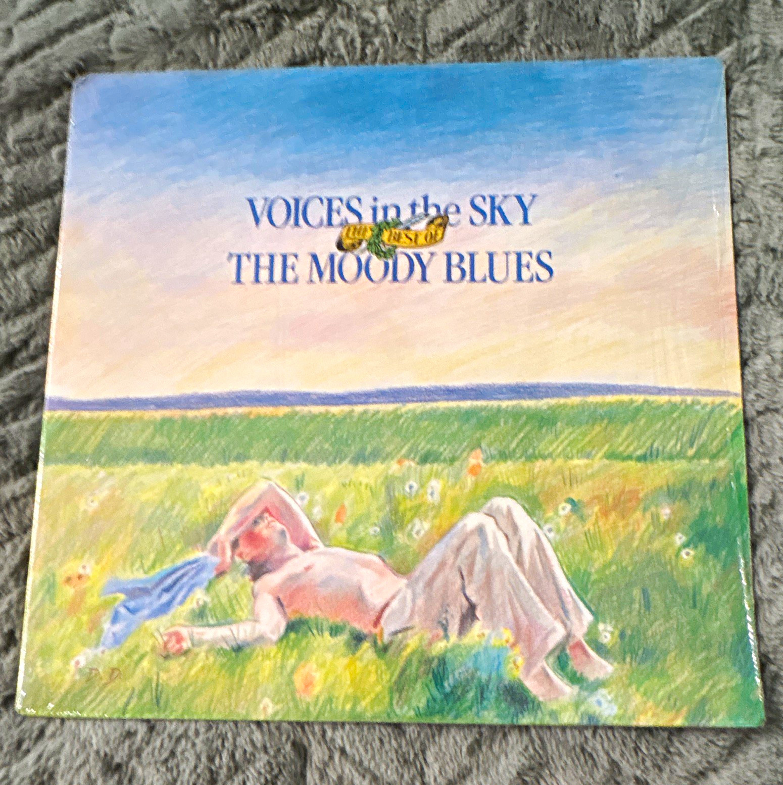 The Moody Blues Voices in the Sky PolyGram 1985 12" Black Vinyl LP Best Of