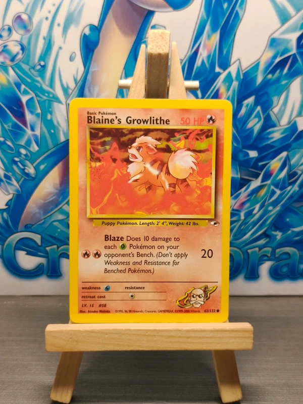 Blaine's Growlithe (GH 62) Gym Heroes