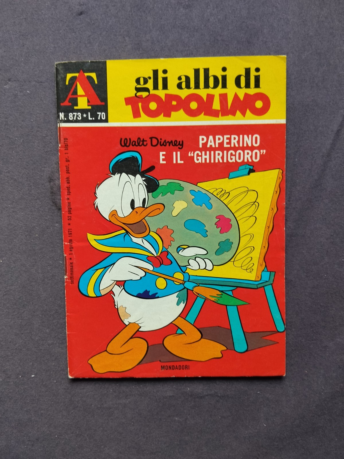Gli Albi Di Topolino N. 873 - TOPOLINO E IL "GHIRIGORO" - 1971