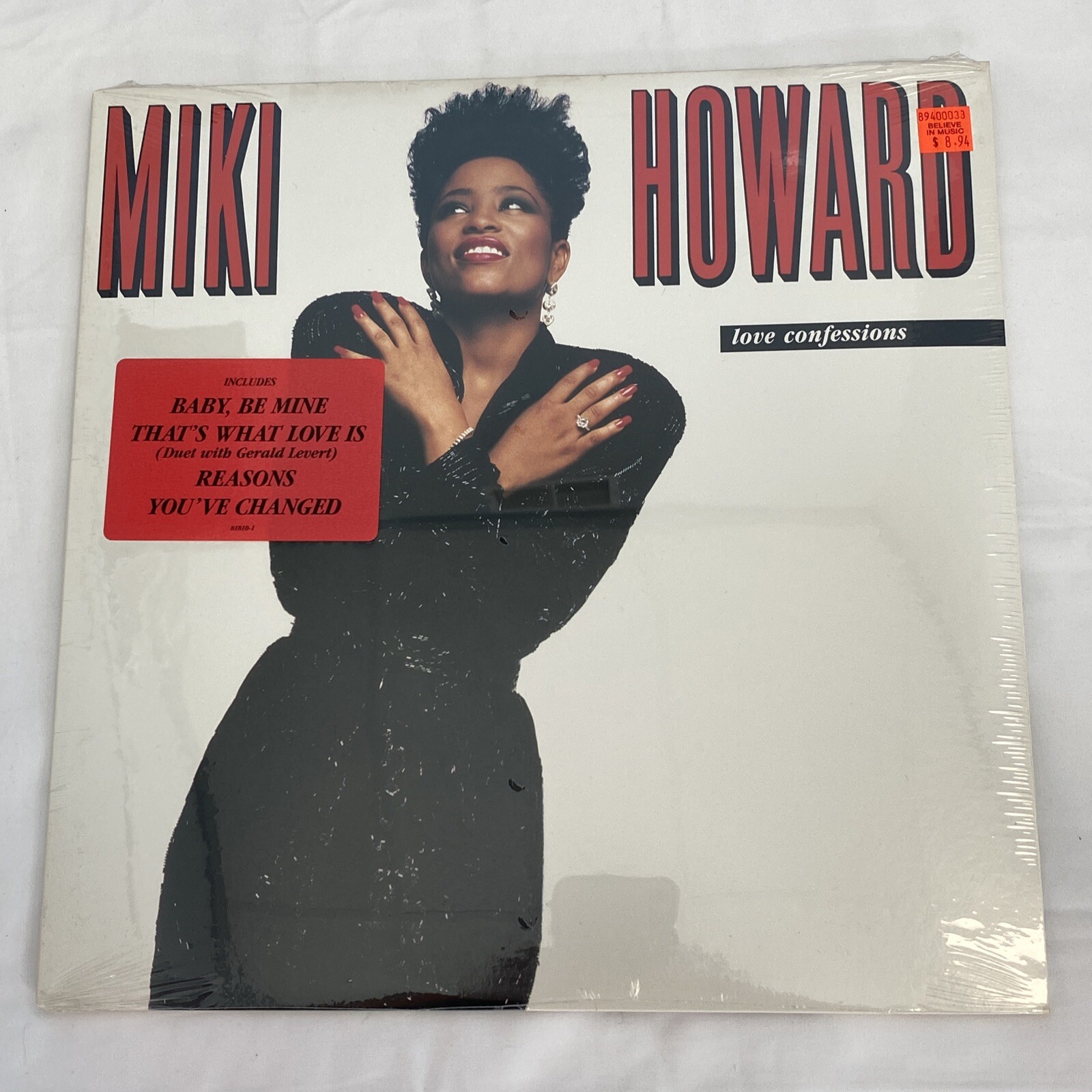 Miki Howard Love Confessions 1987 LP Atlantic 81810-1 NEW IN SHRINK