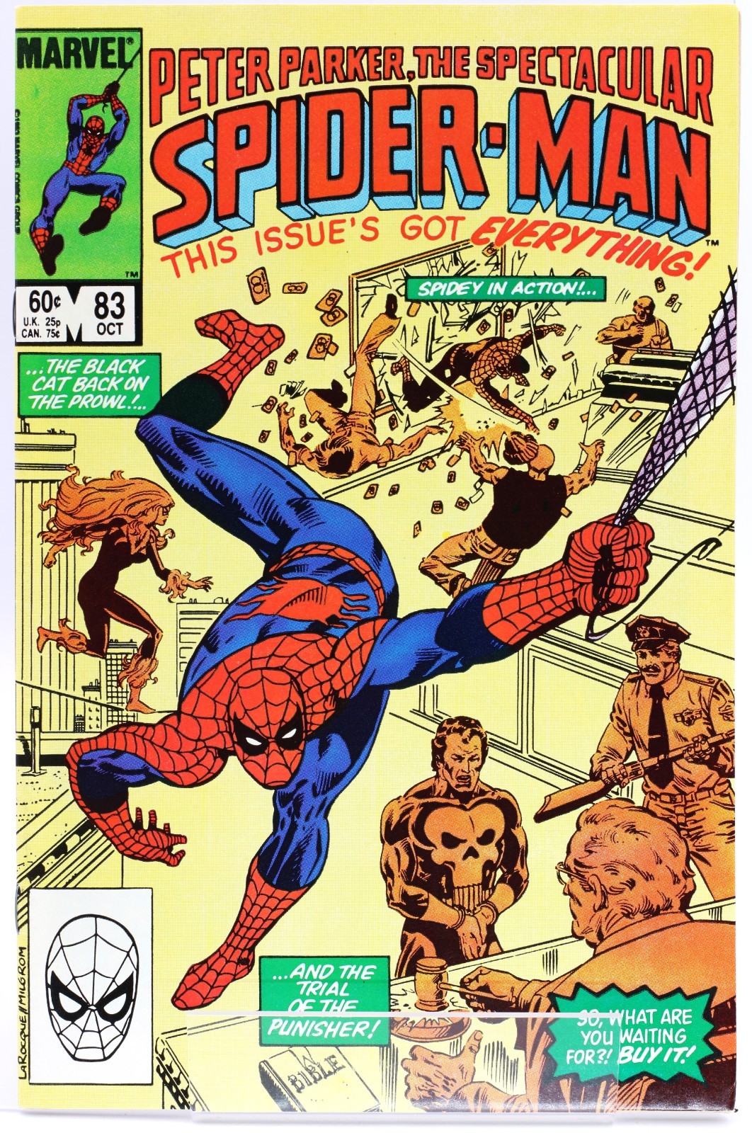 SPETTACOLARE UOMO RAGNO #83 • [9.0] • 1983 • Greg LaRocque • MARVEL • 1° stampa