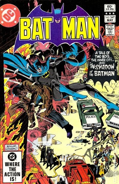 Batman #347 FN 1982 Immagine Stock