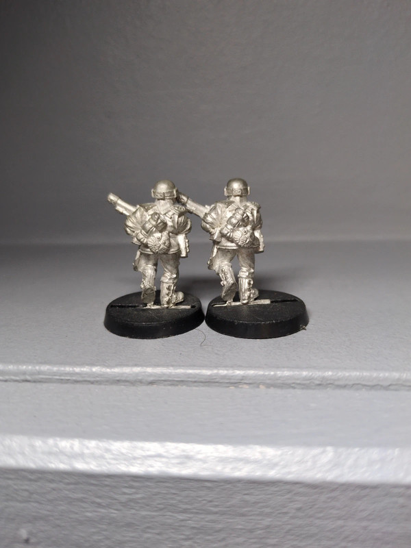 2 figurines Troupe de choc cadienne - Warhammer 40000