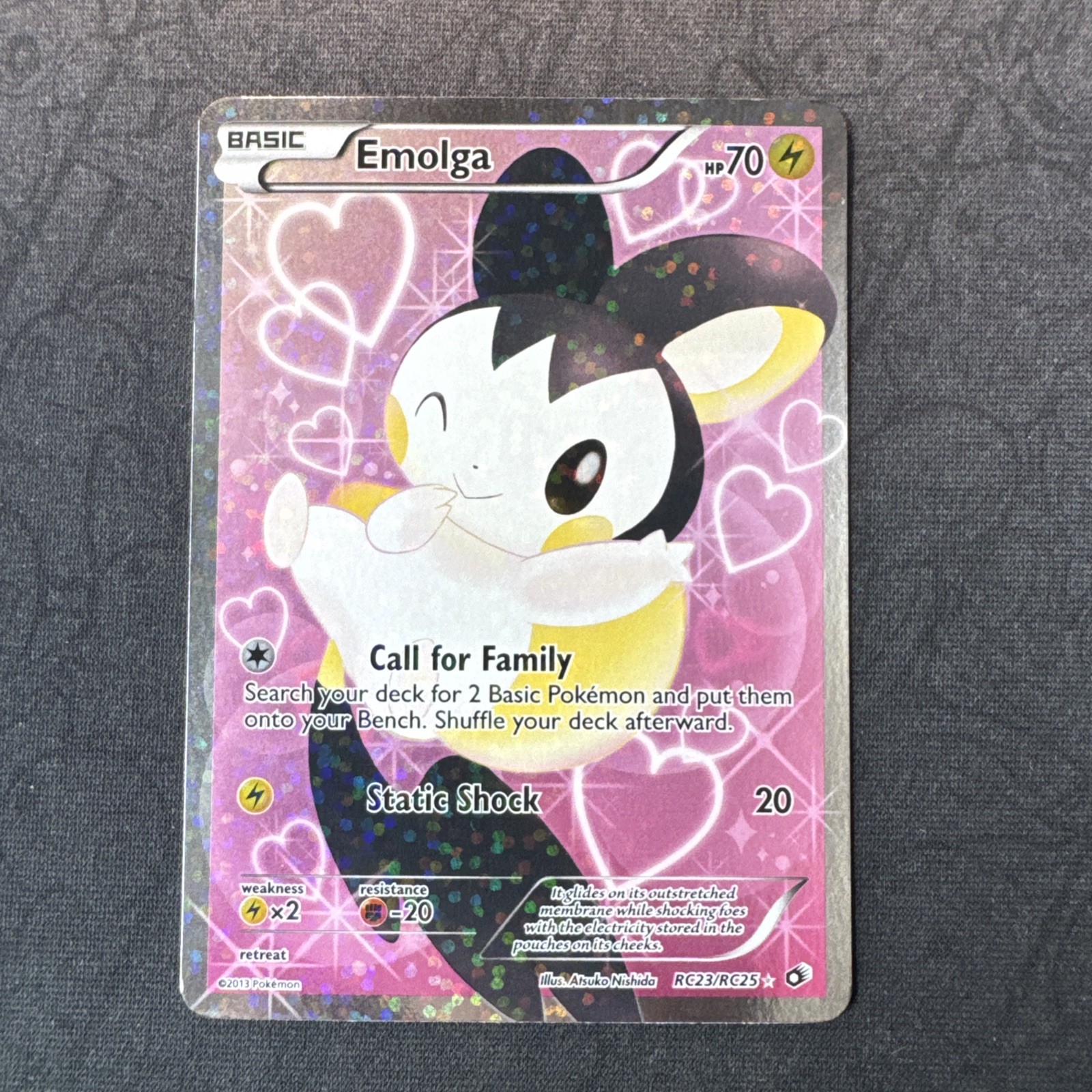 Emolga (Full Art) RC23/RC25 Tesori Leggendari: Collezione Radiante Holo Pokemon