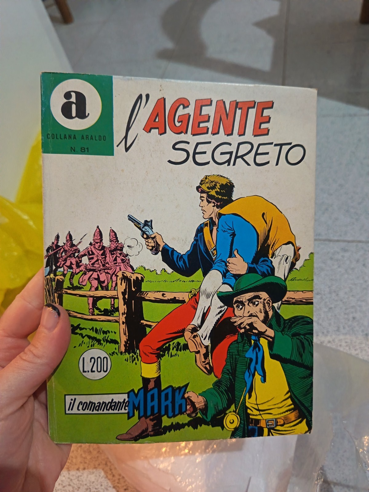 Edizioni Araldo Collana Araldo 81 L’Agente Segreto Il Comandante Mark 1971