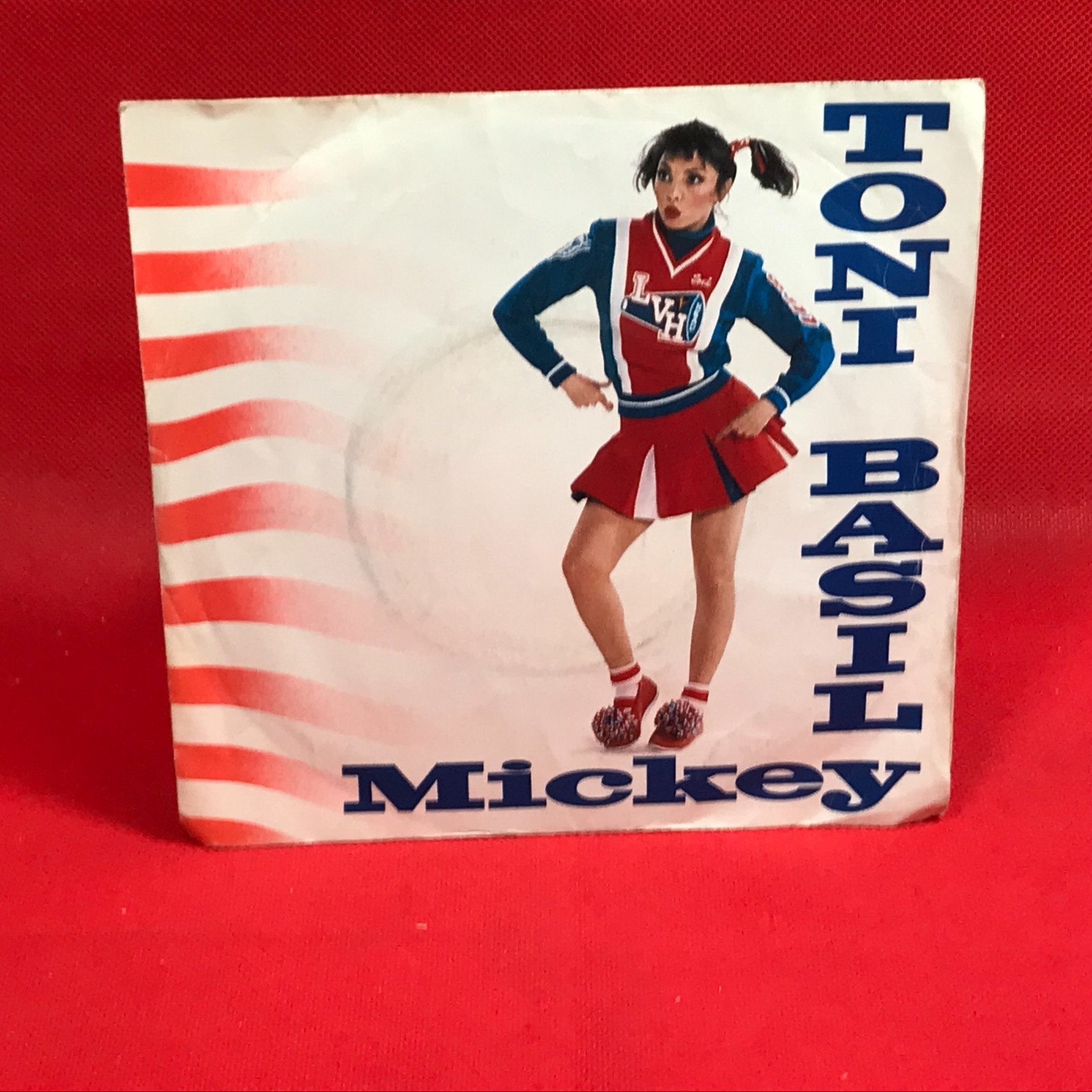 TONI BASIL Mickey 1981 UK 7" vinyl single Hanging Around TIC4 45 original record