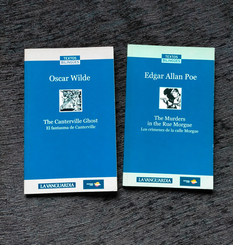 2 libros bilingües en español e inglés