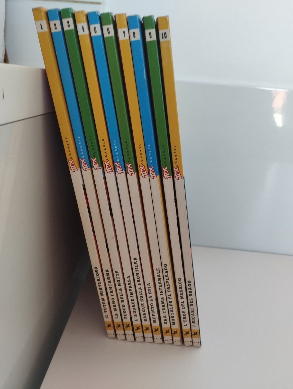 Tex Classic Colori Sequenza Completa 1-10 Bonelli. 