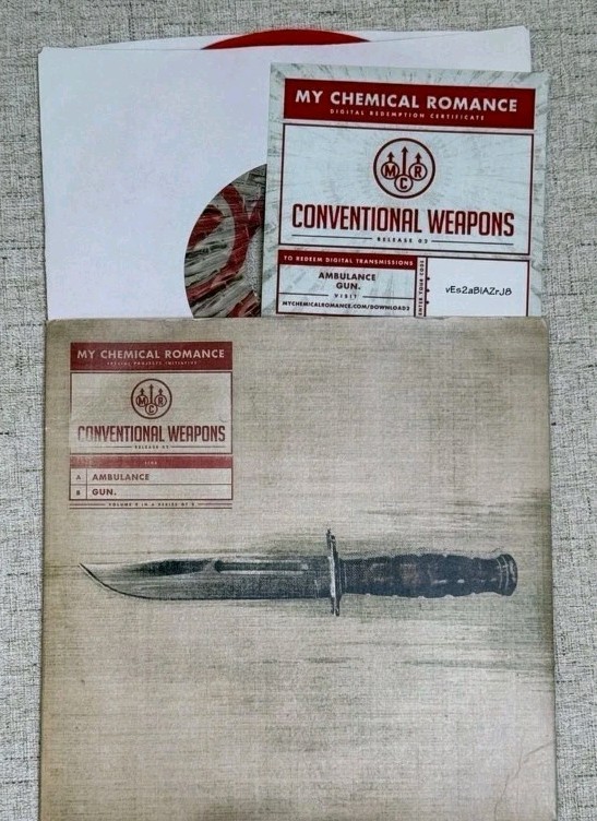 MY CHEMICAL ROMANCE Conventional Weapons No. 2 Ambulance/ GUN. 7 Inch 45
