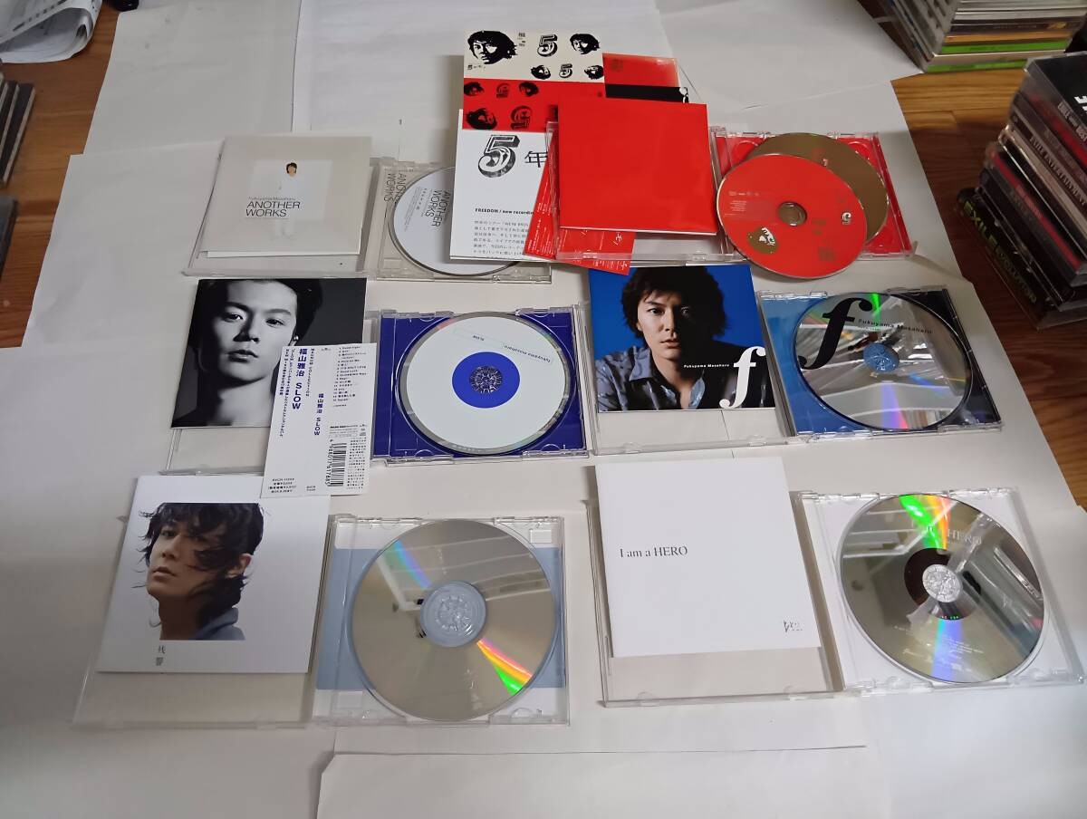 S09344 Masaharu Fukuyama 【ANOTHER...】【SLOW】【f】【Zankyo】【5...】【I am...】5-CD Set
