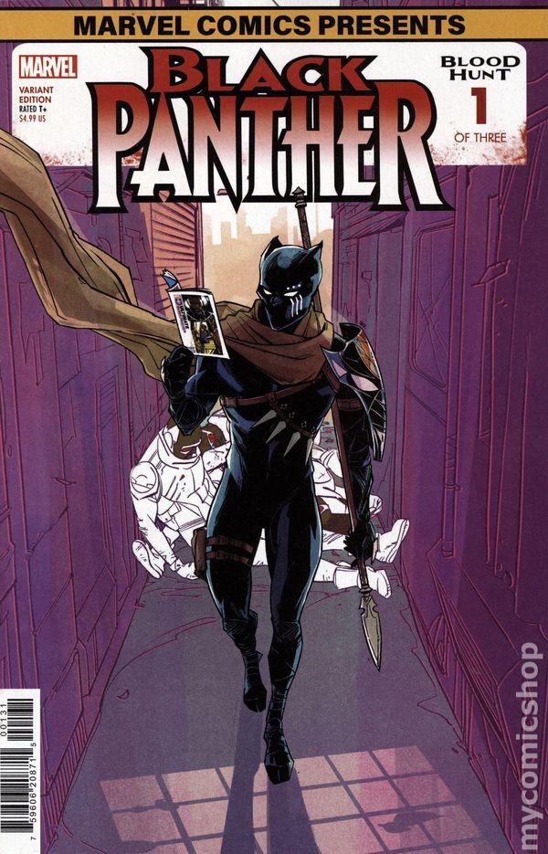 Black Panther Blood Hunt 1C quasi nuovo 2024 immagine stock