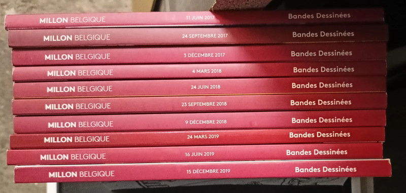 Catalogues Bandes dessinées - Millon Belgique