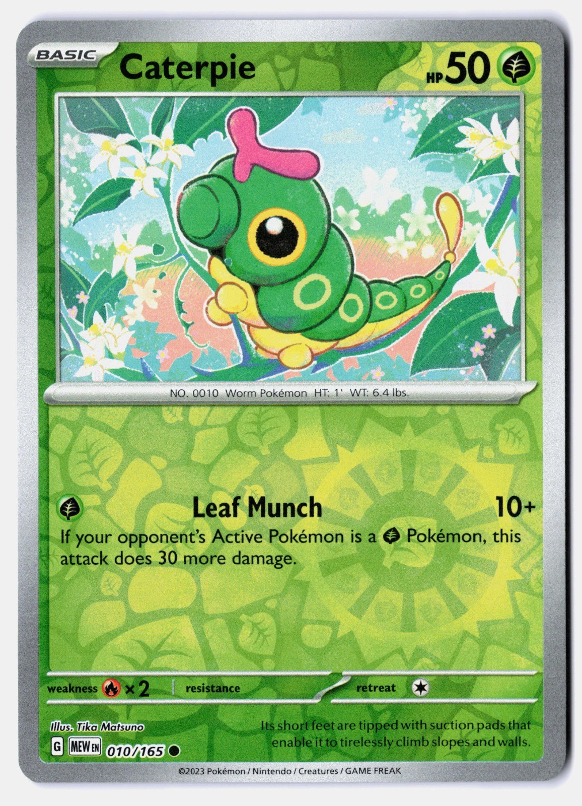 Caterpie 010/165 Sv: Scarlet & Violet 151 Reverse Holo