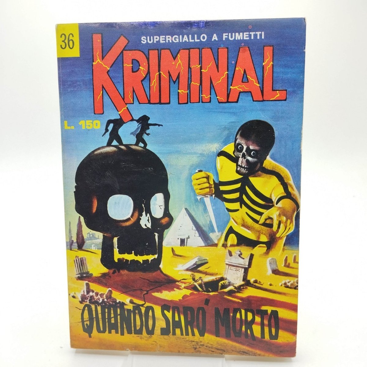KRIMINAL N. 36   OTTIMO EDICOLA  AUT. 6636  ED. CORNO FEB. 1966 [ST] [UFF-32-36]
