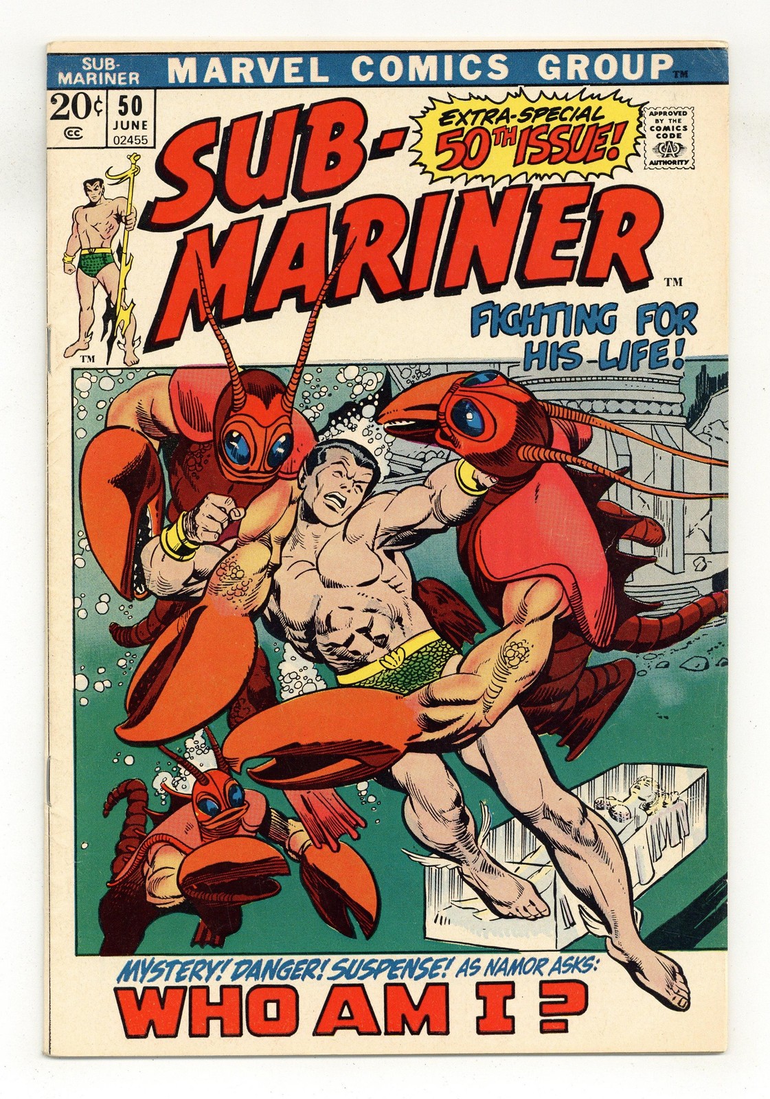Sub-Mariner #50 VG+ 4.5 1972