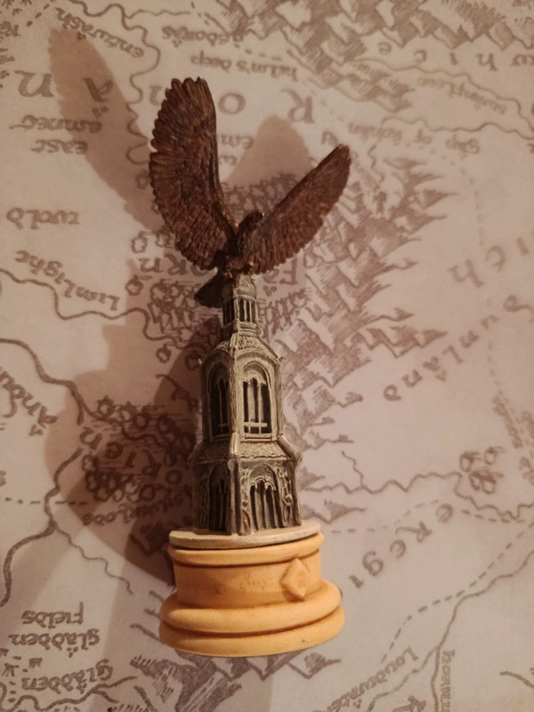 Pièce échecs eaglemoss seigneur des anneaux Grey Havens Eagle 🦅