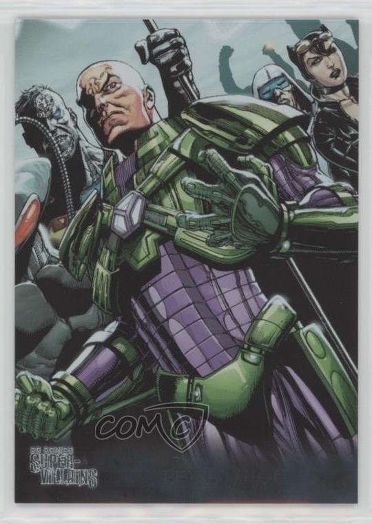 2015 Cryptozoic DC Super Villains Silver Foil Board Lex Luthor #39 d8k