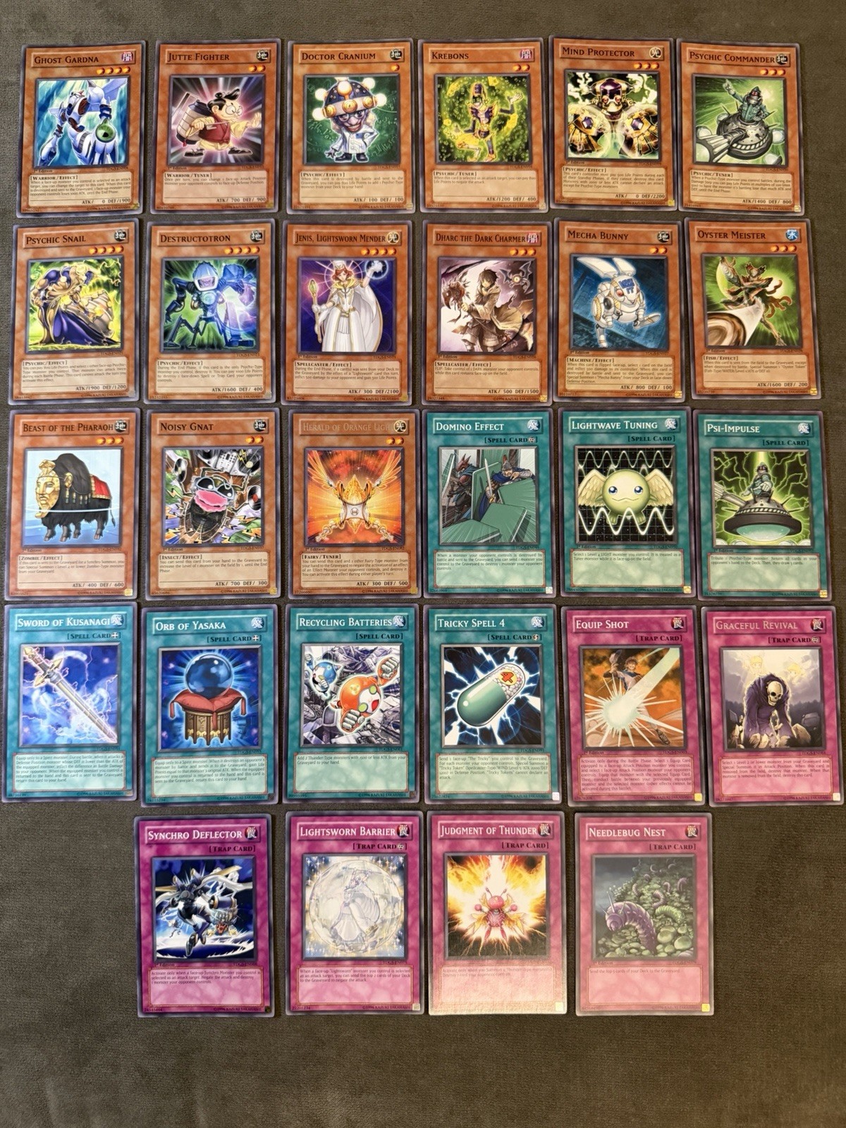 Yu-Gi-Oh! TDGS The Duelist Genesis - Lotto 28 Carte 1° Edizione - LP/NM/Ottime