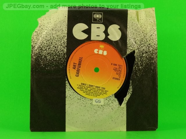 GARFUNKEL,ART SINCE I DON'T HAVE YOU (company sleeve) (137) 7" CBS