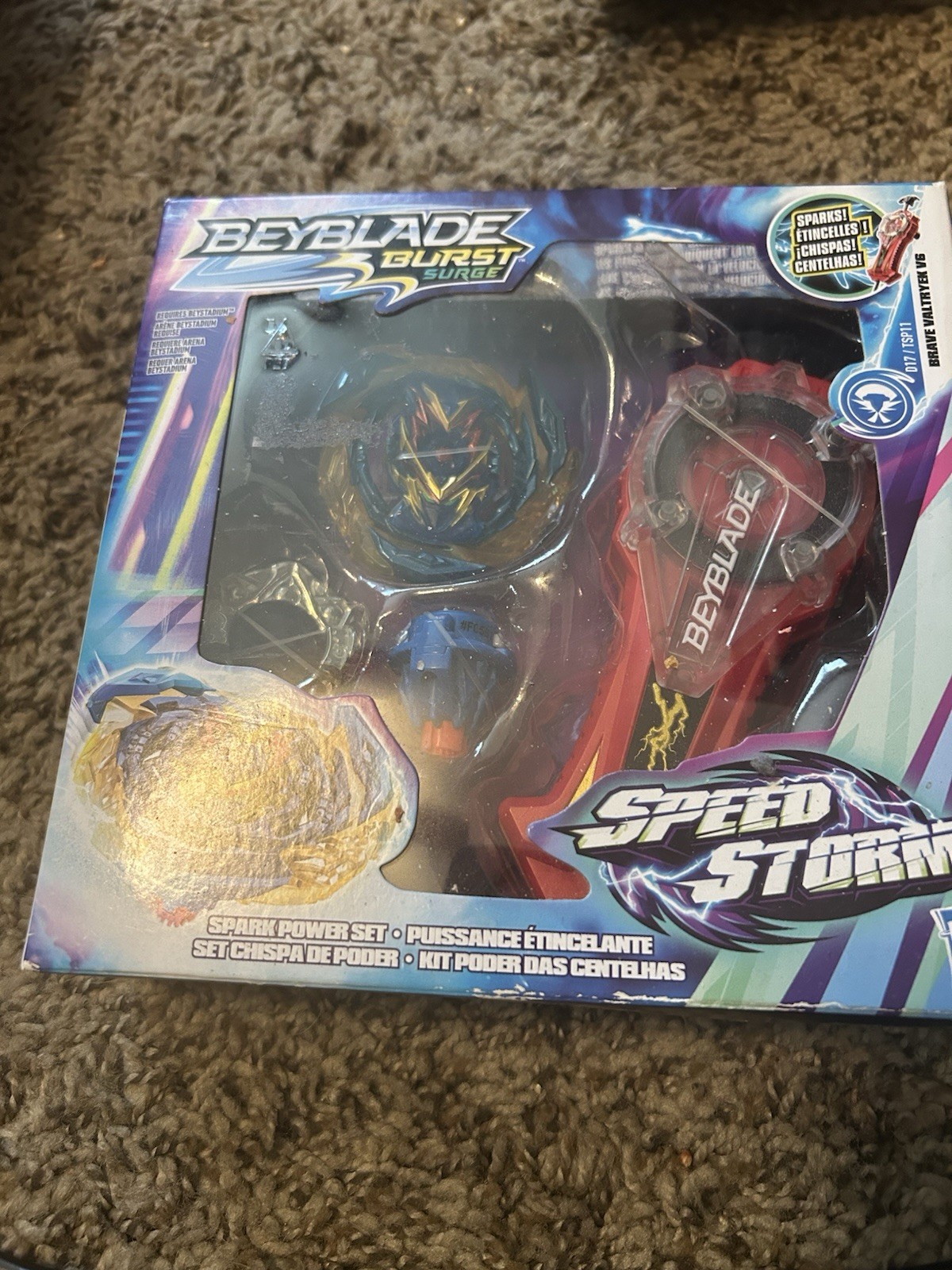 Beyblade Burst Surge Speed Storm Spark Power Set NUOVO