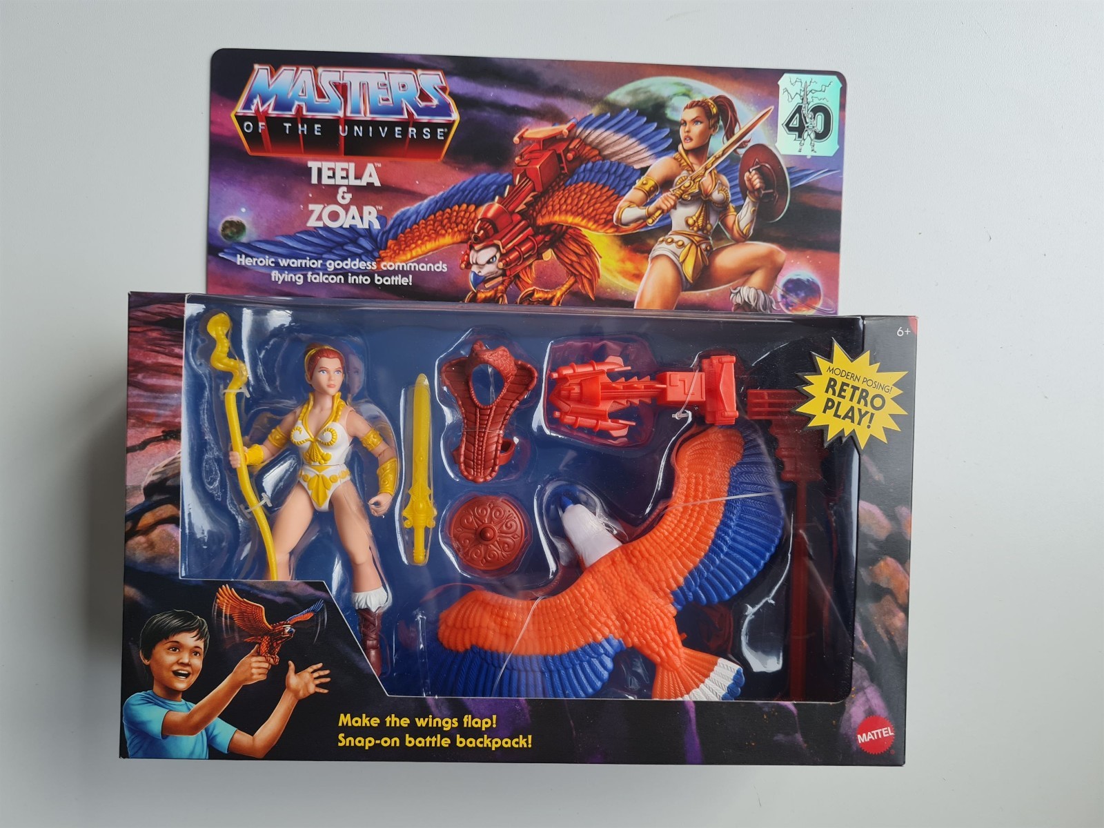 Masters of the Universe MOTU Origins Teela & Zoar Esclusiva Mattel Creations IMBALLO ORIGINALE