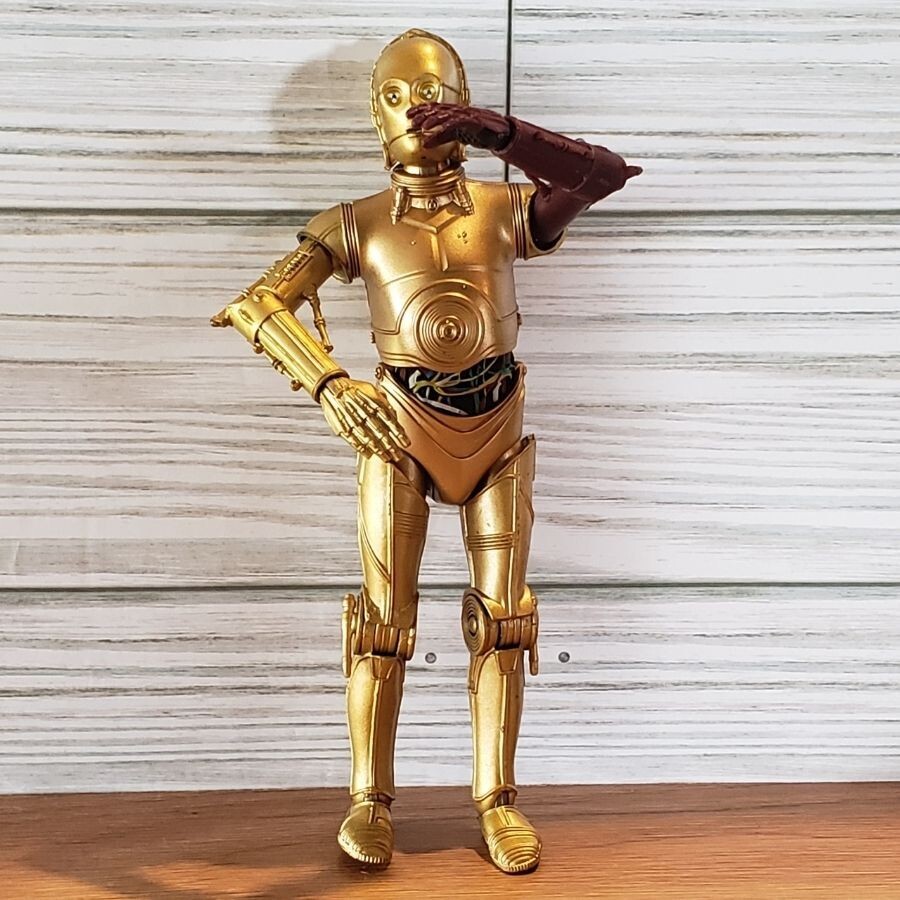 Star Wars Force Awakens C-3PO Red Arm Mission Series Saga Legends Action Toy M3
