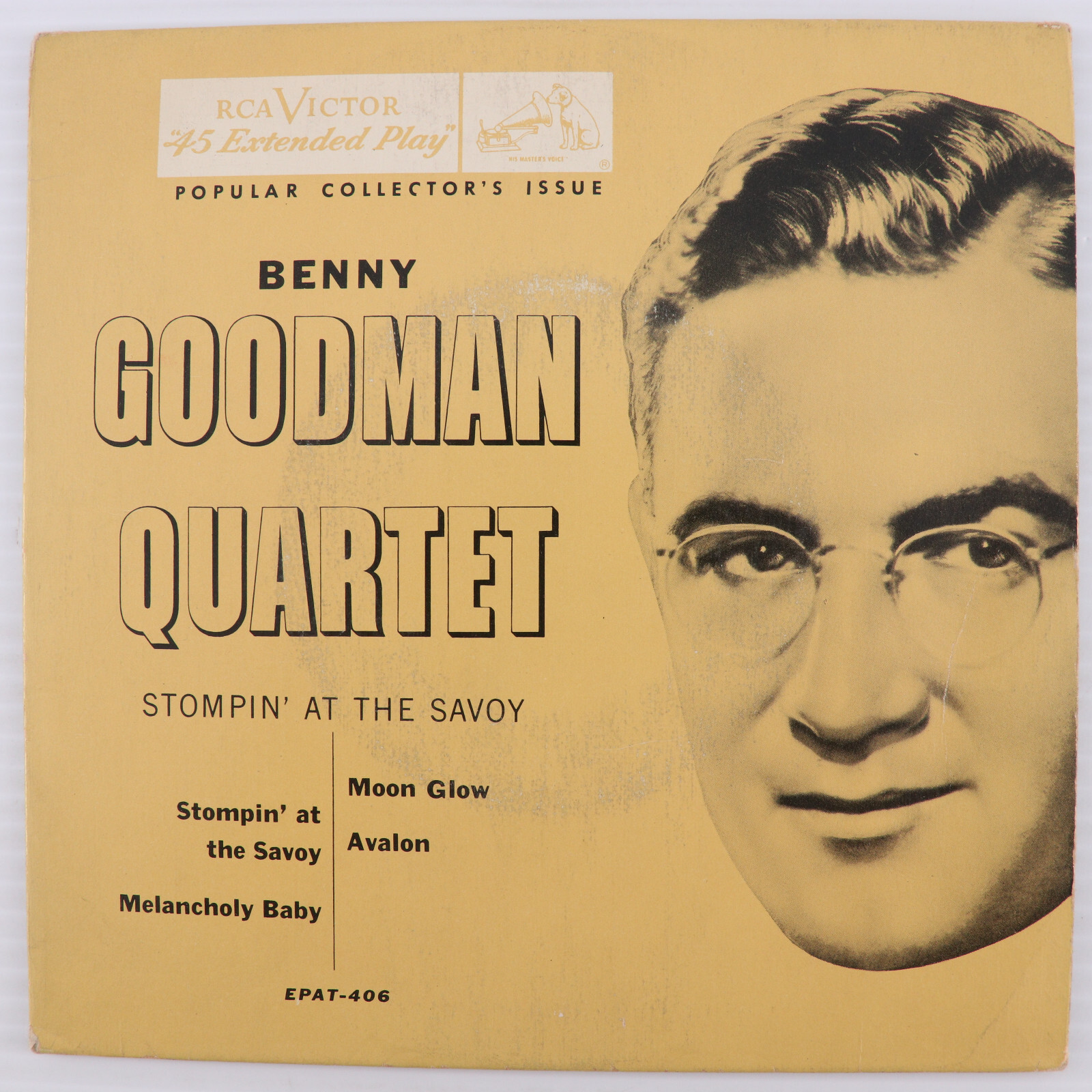 The Benny Goodman Quartet – Stompin' At The Savoy 1953 45rpm EP Record EPAT 406