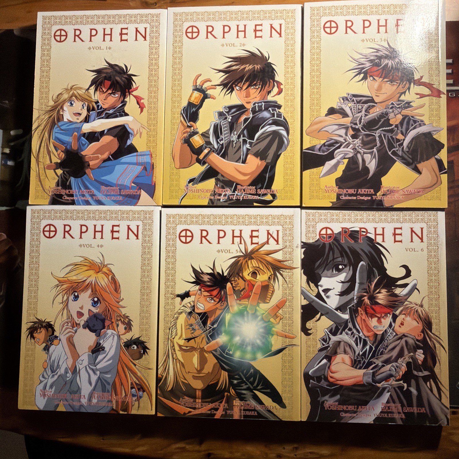 ORPHEN Inglese Rara Edizione Originale Vol.1-6 Full Set 2006 Manga Comics ADV