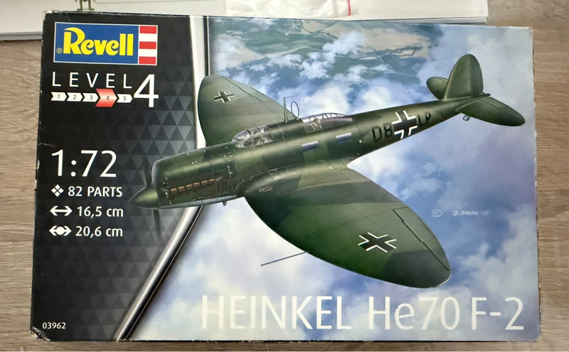 Revell 1/72 03962 Heinkel He70 F-2 Luftwaffe