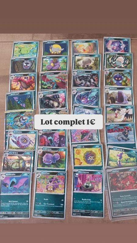 Lot 31 cartes + Yveltal