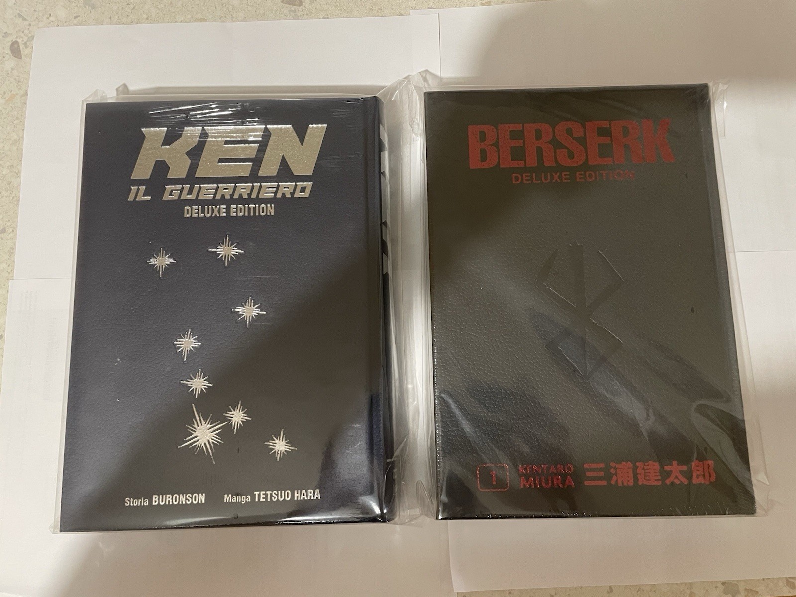 Ken il guerriero Deluxe Edition 1 + Berserk Deluxe Edition 1 nuovi sigillati