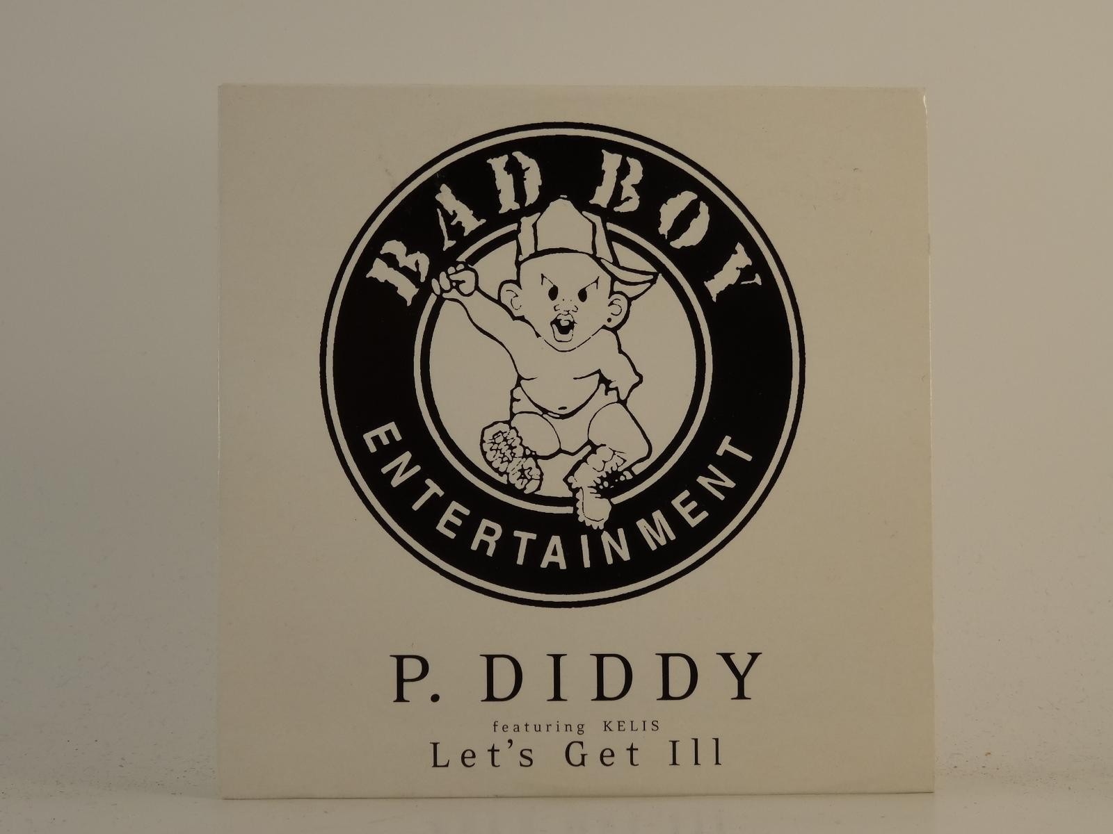 P. DIDDY FT KELIS LET'S GET ILL (H1) 4 Track Promo CD Single including Card Slee