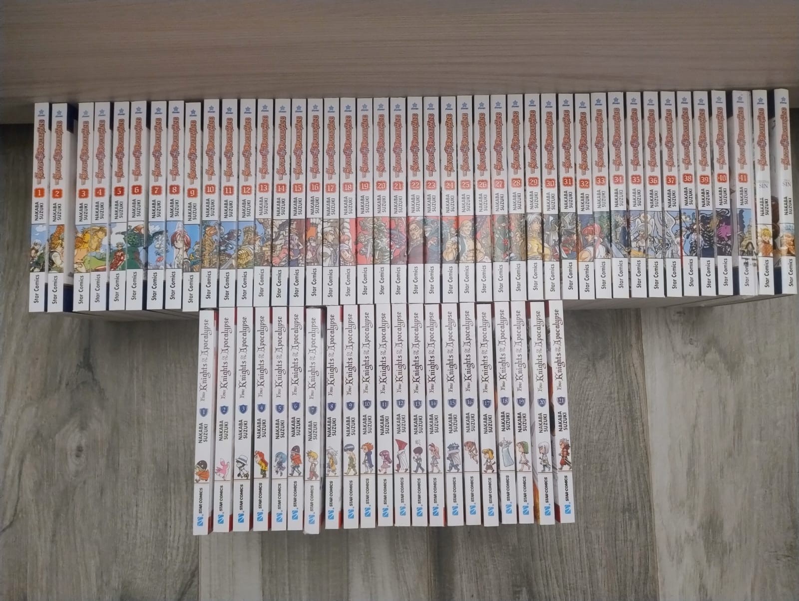 Seven Deadly Sins 1-41 Completo + Four Knights Apocalypse + Extra Manga Star