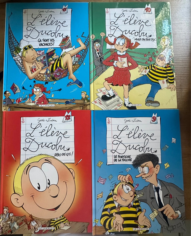 Lot de 4 BD « L’élève Ducobu »