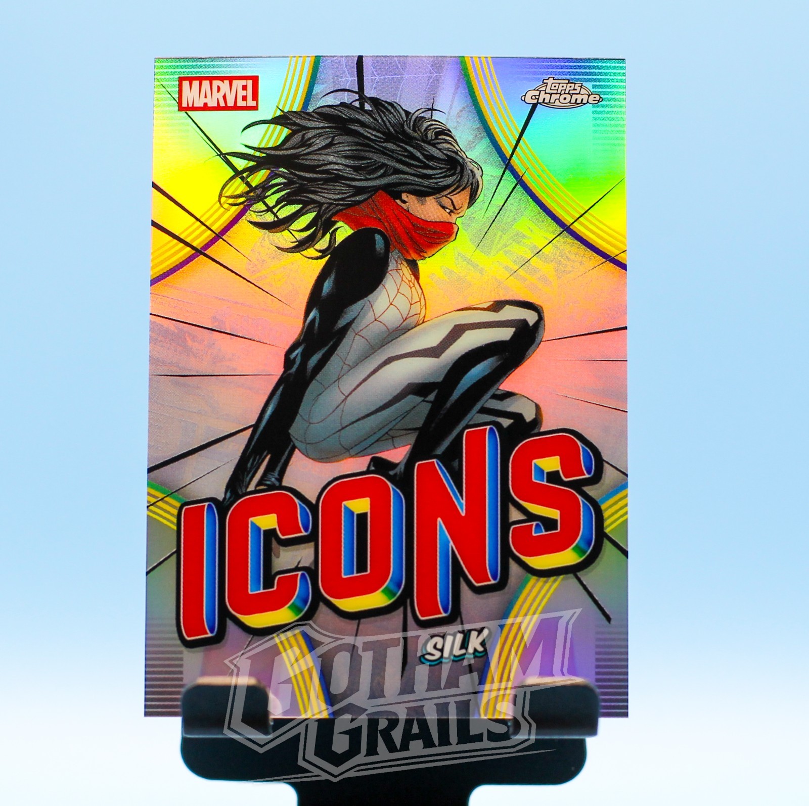 2026 Topps Chrome Marvel Comics Marvel Icons Silk