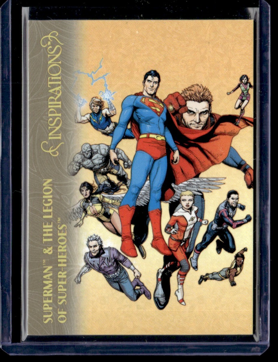 2026 Upper Deck DC Inspirations Gold Spectrum Superman and the legion of