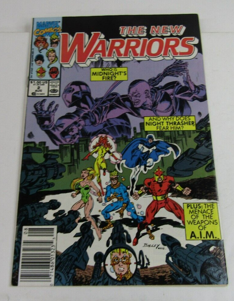I Nuovi Guerrieri Vol 1 #2 Agosto 1990 Marvel Comics Book di Fabian Nicieza