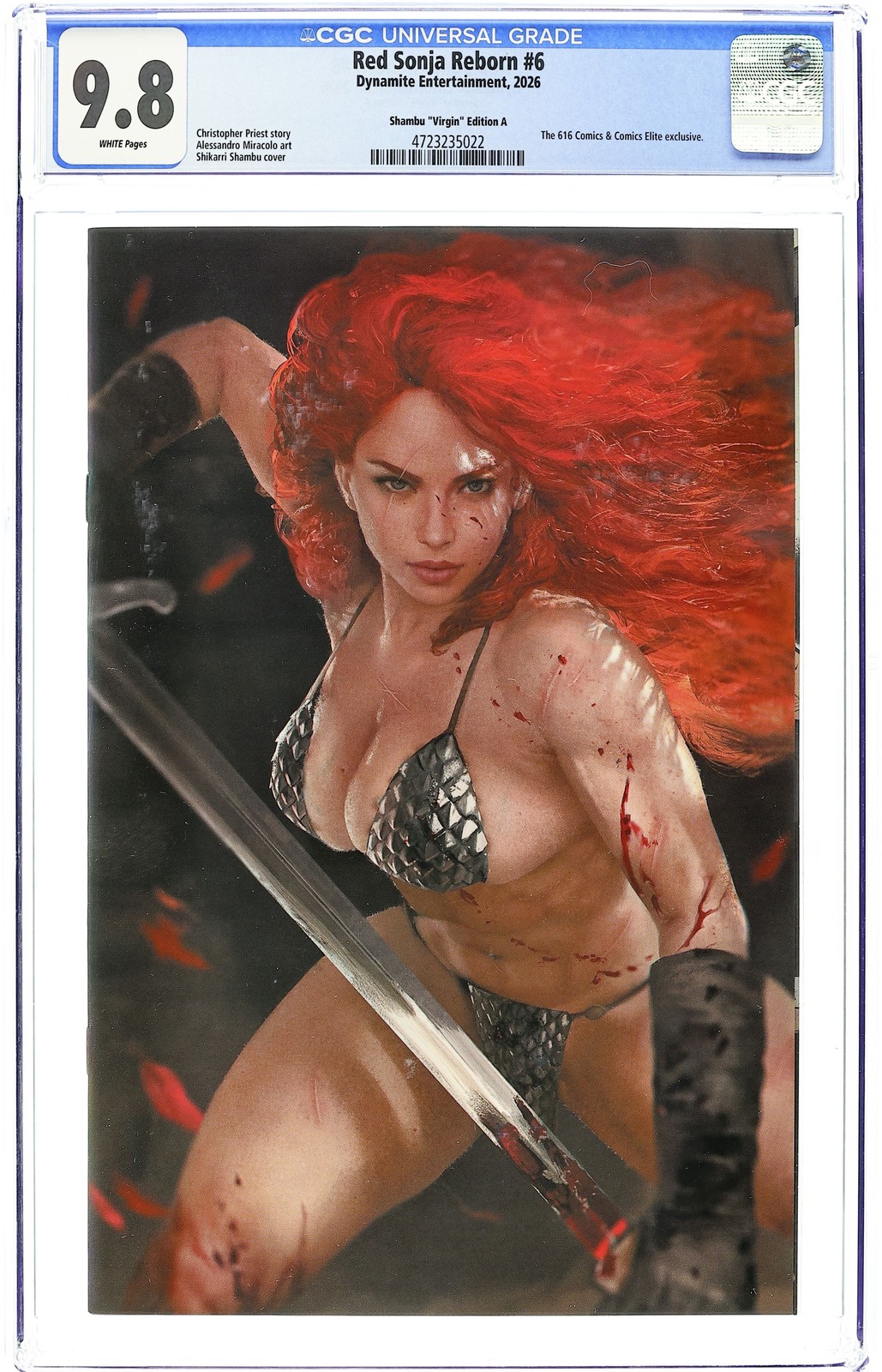 Sonja Reborn #6SHIKARII.B CGC 9.8 2026 4723235022